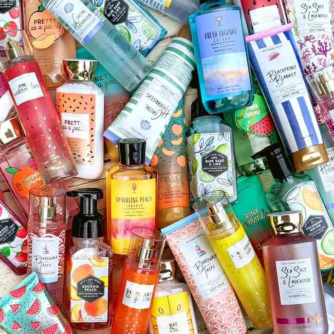 Bath & Body Works Scents: Just spritz and shine